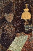 Paul Signac The woman Reading Spain oil painting artist